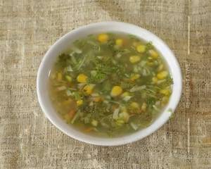 Sweet corn soup