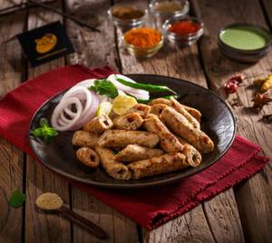 Chicken Seekh Kebab with Cold Drink
