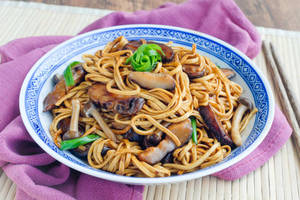 Mushroom noodles                