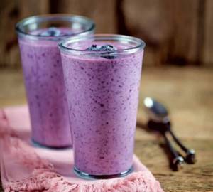 Blueberry thick shake