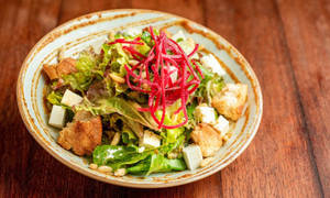 Jain Fig & Feta Salad