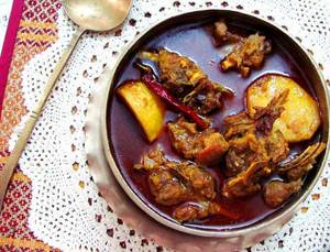 Mutton Curry (khasi - Tender Goat) With Alu