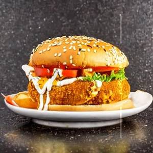 Peri Peri Shawarma Chicken Burger