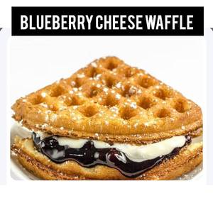 Blueberry Cheese Waffle