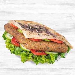 Chicken Seekh Kebab Pocket Sandwich