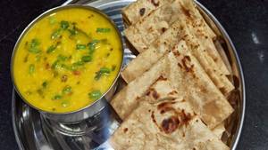 Dal Fry +5 Roti + Salad