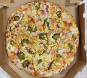 Chilli garlic paneer pizza [medium]