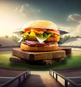 Punjabi Paneer Tikka Burger