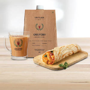 Masala Chai - Uniflask + Aloo Tikki Roll