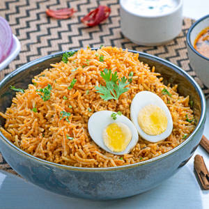 Bhai Biryani - Khushka with Egg