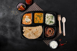 Paneer Bhurji Fix Thali
