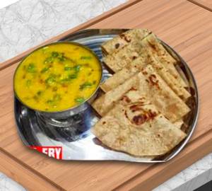 Special Dal Fry And Roti