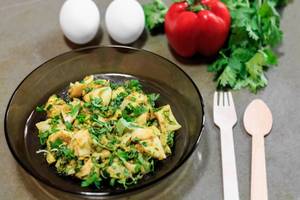 Green Boil Fry 2 Egg