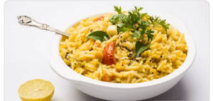 Garlic Palak Khichdi