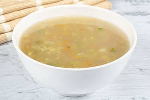 Corn coriander soup