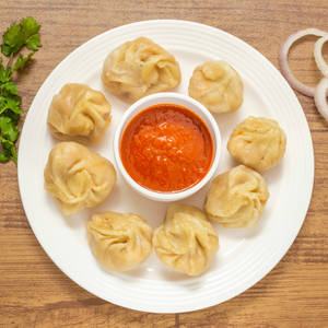 Chicken Cheese Momos (steamed)
