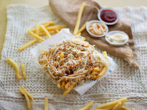 Cheesy Masala Fries