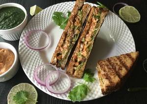Paneer Tikka Grilled Sandwich