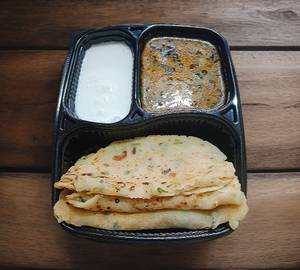Fasting Paratha Thali