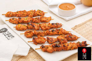 Chicken Satay Served With House Peanut Sauce (6)