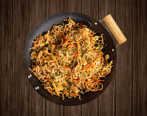Chicken Pan Fried Noodles