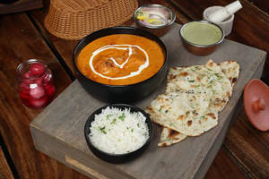 Chicken Lababdar Thali Meal Combo