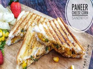 Toast Shahi Paneer Corn