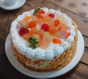 Fresh fruit cake [half kg]