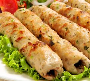 Chicken Seekh Kebab (4 Pcs)     