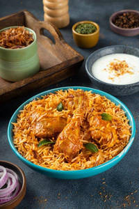 Dum Chicken Biryani