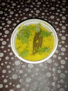 Mundal Khicadhi +papad +pickel