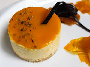 Mango Cheese Cake Slice