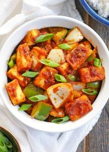 Paneer Green Chilli Dry