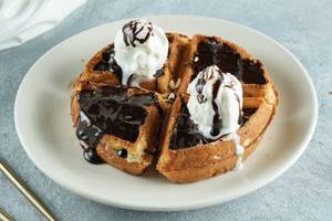 Chocolate Fudge Waffles