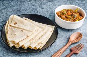 Veg Tadka With 5pc Rumali Roti
