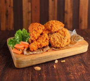 Fried Chicken With Chef Special Salad