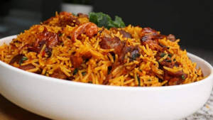 Schezwan Mutton Fried Rice