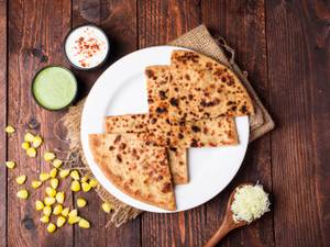 Corn Cheese Paratha
