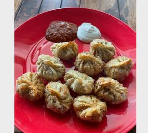 Fry Chilli Veg Momos [6 Pieces]