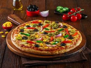 Forest chilli cheese pizza