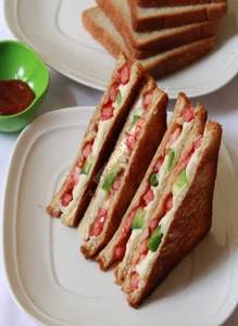 Veg Cheese Corn Sandwich