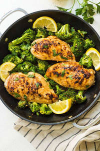 Lemon Chicken With Broccoli