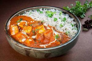 Paneer Butter Masala With Rice (500 Mls)