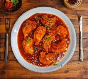 The Hunch Special Gravy Momos