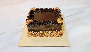 Brownie Walnut Chocolate Couple Cake [250 Gms]