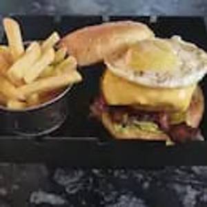 Everything goes chicken burger
