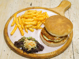 Barbequed Chicken Burger