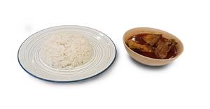 Rice +Chicken Jhol ( 3Pcs)