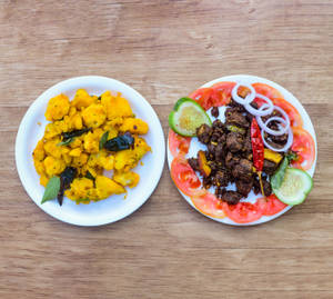 Kappa + Beef Fry With Gravy