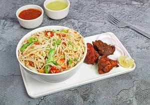 Chicken Noodles Qtr +  Chicken 65(3pcs)